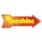 Signmission Sunshine Arrow Decal Funny Home Decor 18in Wide D-A-999586 - alternate 1